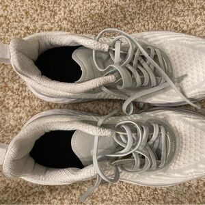 Gray and White Athletic Sneakers Women’s